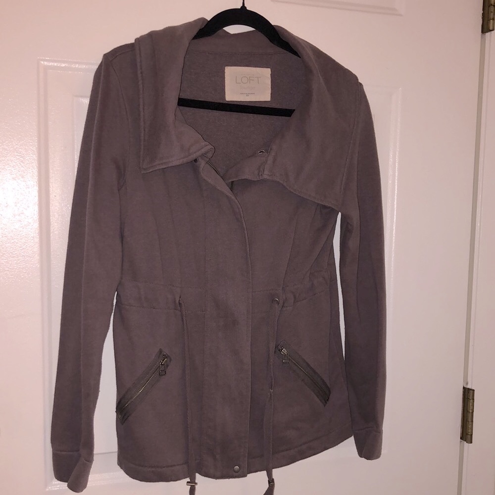 LOFT | drawstring coat jacket